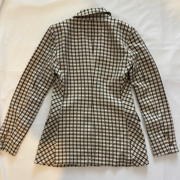 Express x Negin Mirsalehi Double-Breasted Plaid Blazer – Size XS - Picture 8 of 10